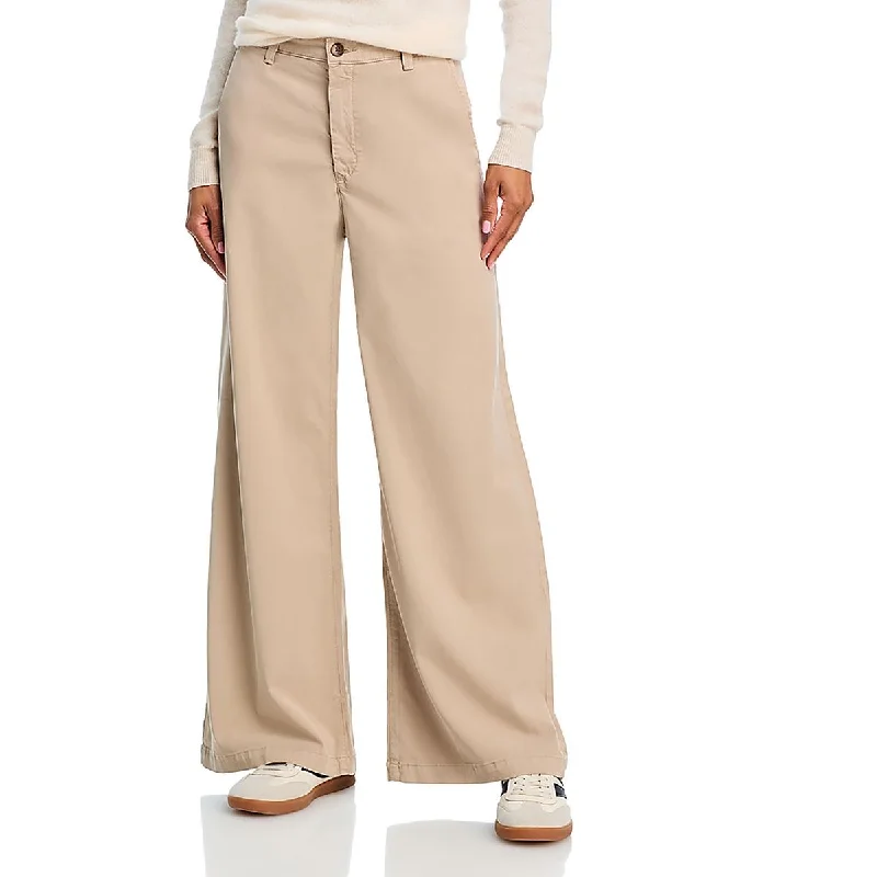 AG Jeans Womens Pockets Casual Wide Leg Pants