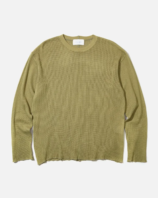 UW2408 Longsleeve Mesh T-shirt - Olive