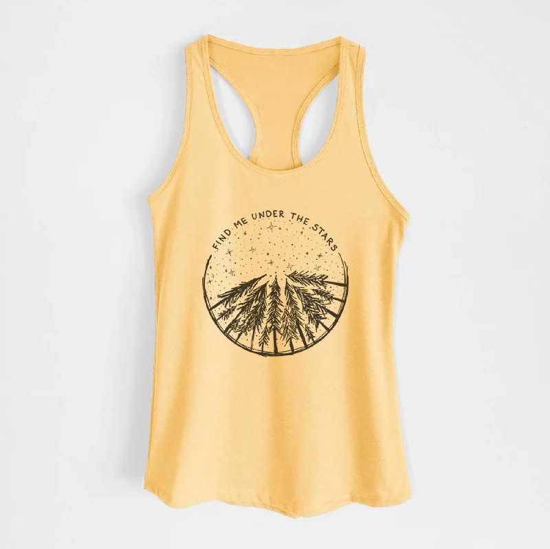 Find Me Under the Stars - Women's Racerback Tanktop