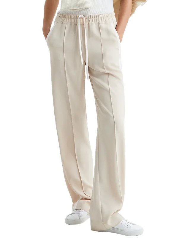 Reiss Frazer Wide Leg Side Stripe Trouser