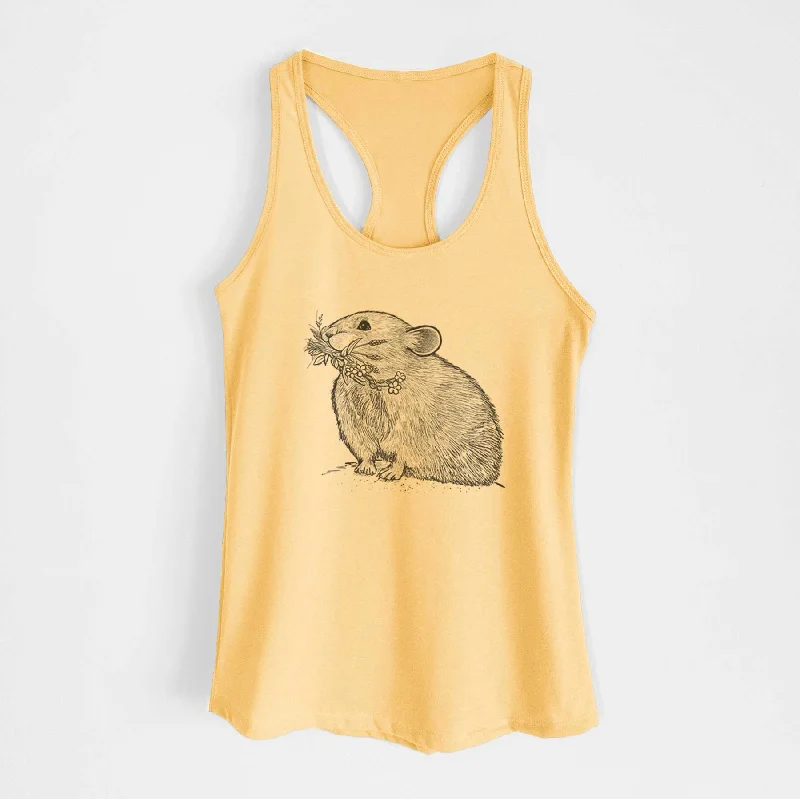 Ochotona princeps - American Pika - Women's Racerback Tanktop