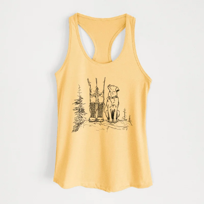 Trail Companions - Hiking with Dogs - Women's Racerback Tanktop