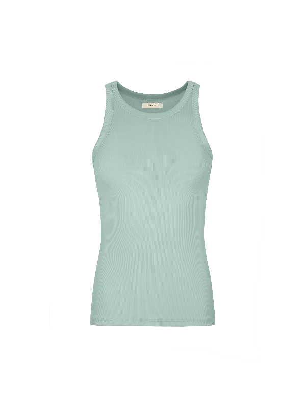 Women's 365 Lightweight Rib Tank Top—eucalyptus blue