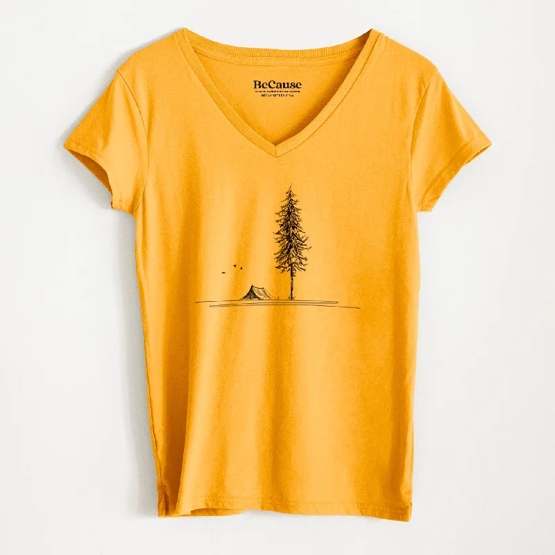 Pine Camp Vista - Women's 100% Recycled V-neck