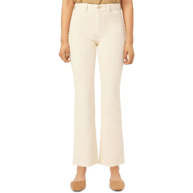 Womens Corduoy High Waisted High-Waisted Pants