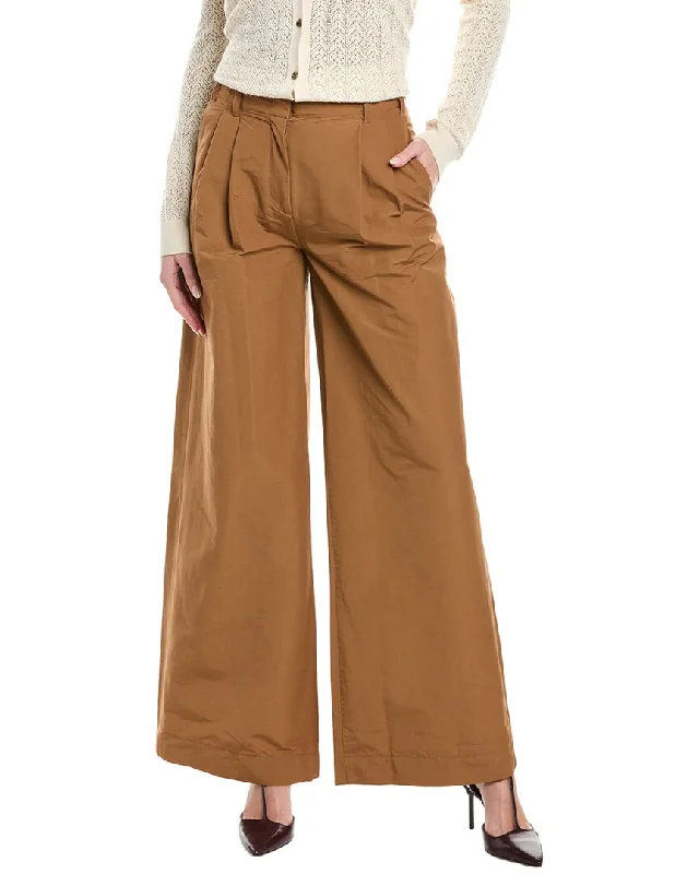 SIMKHAI Leroy Pleated Wide Leg Pant