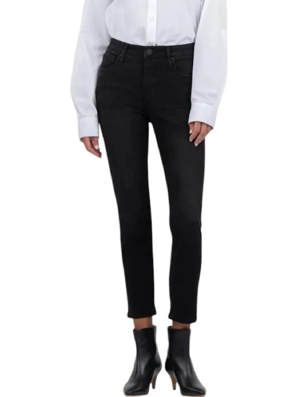 Rachel High Rise Jeans In Black