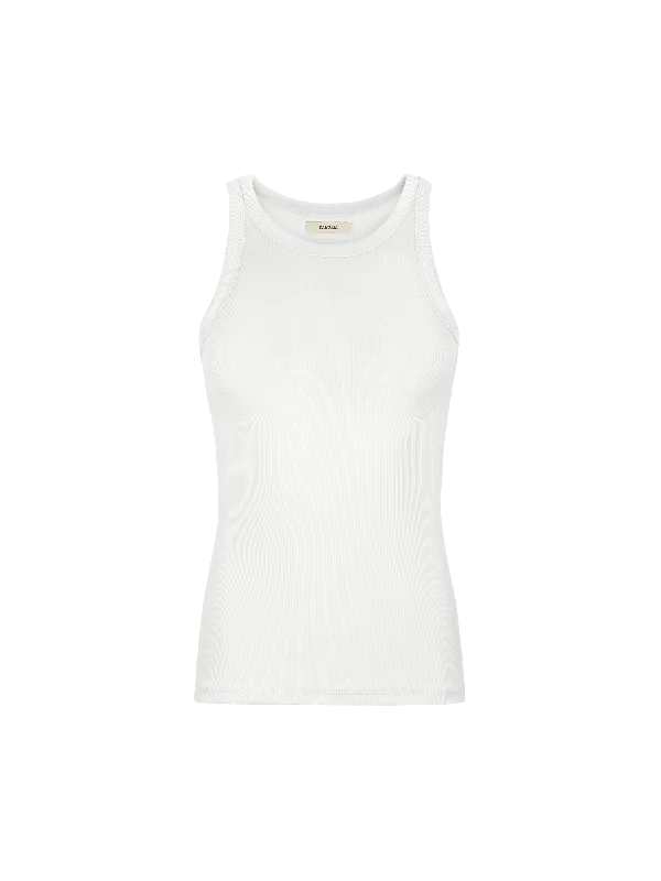 Women's 365 Lightweight Rib Tank Top—off-white