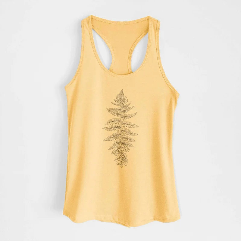 Athyrium filix femina - Lady Fern - Women's Racerback Tanktop