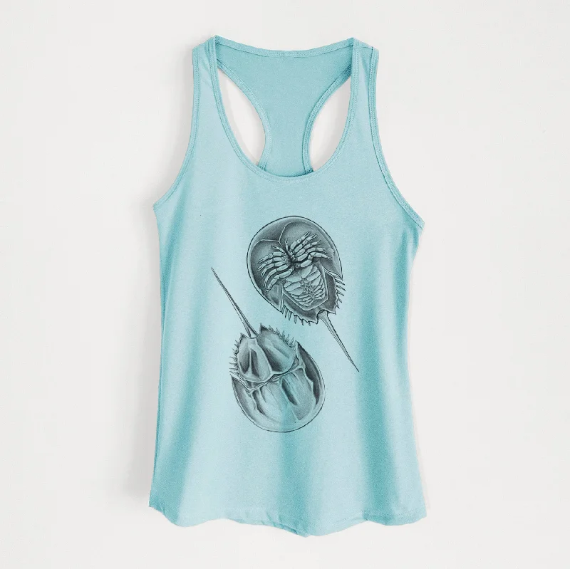 Atlantic Horseshoe Crab - Limulus polyphemus - Women's Racerback Tanktop