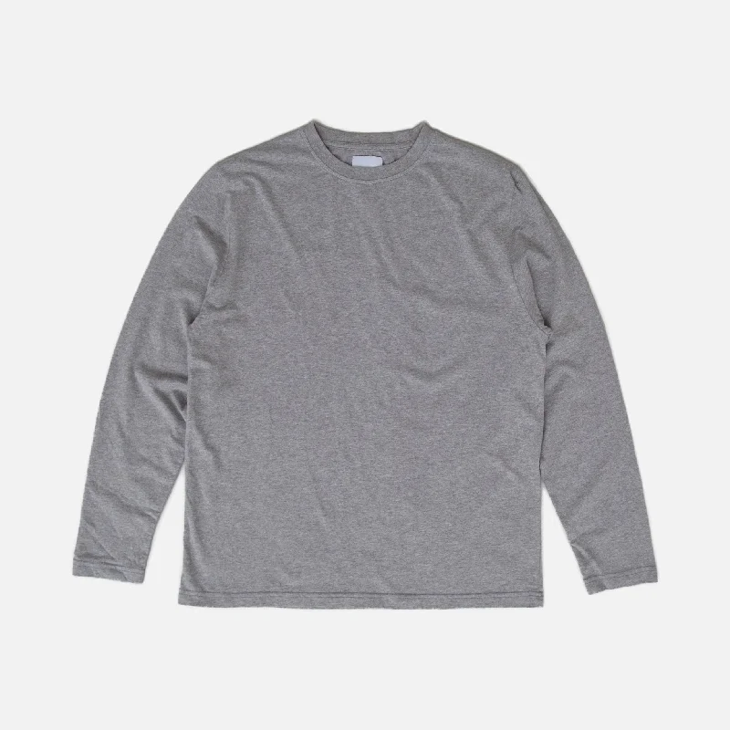 Melange Grey Longsleeve Jersey T-shirt