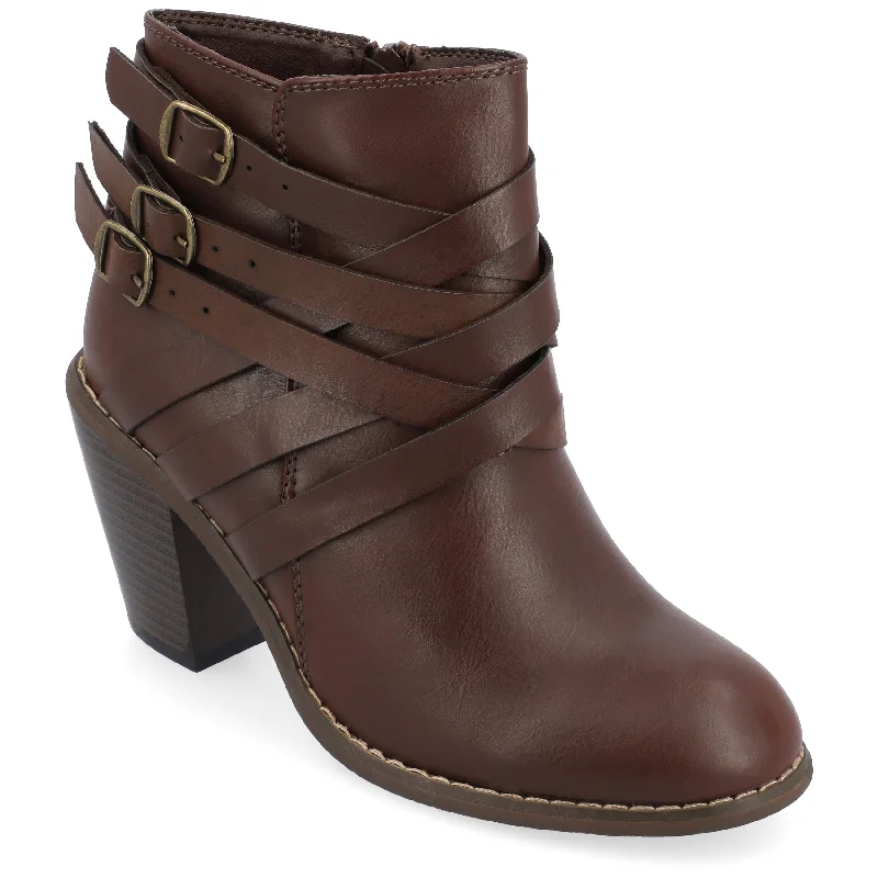 Journee Collection Women's Strap Bootie