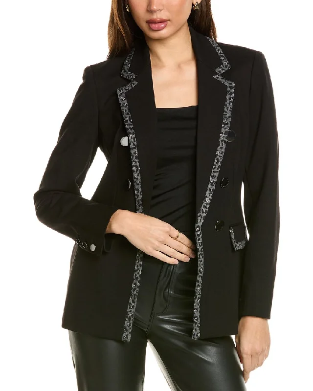 Anne Klein Contrast Frame Jacket