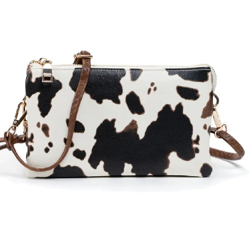 M013 Animal 3 Compartments Crossbody Bag