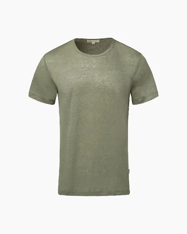 Chad Linen Tee | Sage