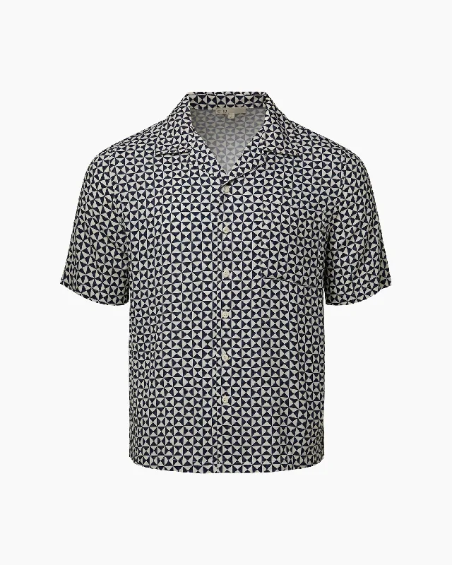 Viscose Vacation Shirt | Deep Navy